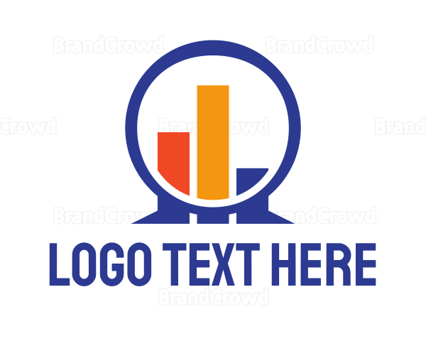 Business Bar Chart Logo