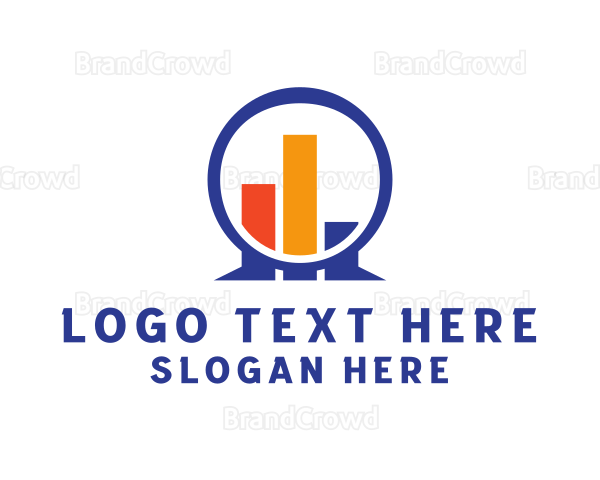 Business Bar Chart Logo