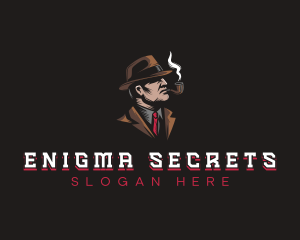 Detective Smoking Inspector logo design