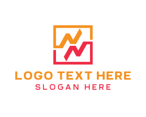 Merchandise - Chart Letter X logo design