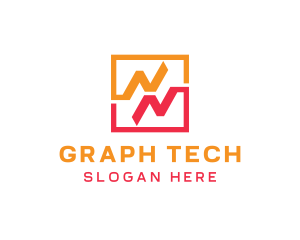 Graph - Graph Chart Letter X logo design