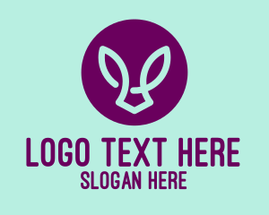 Website - Purple Rabbit Ears logo design