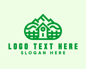 Cabin - Green Mountain House logo design