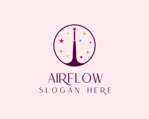 Makeup Brush Cosmetics logo design