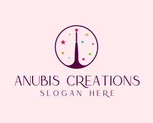 Makeup Brush Cosmetics logo design