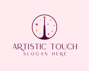 Makeup Brush Cosmetics logo design