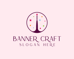 Makeup Brush Cosmetics logo design