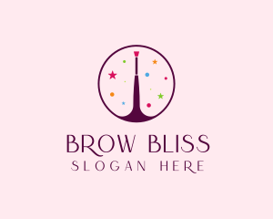 Makeup Brush Cosmetics logo design