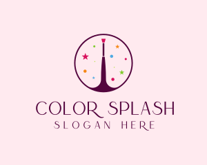 Makeup Brush Cosmetics logo design