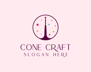 Makeup Brush Cosmetics logo design