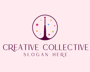 Makeup Brush Cosmetics logo design