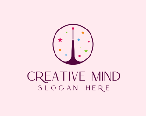 Makeup Brush Cosmetics logo design