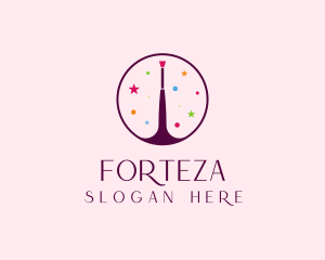 Makeup Brush Cosmetics logo design