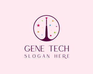 Makeup Brush Cosmetics logo design