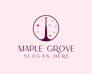 Makeup Brush Cosmetics logo design