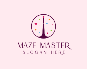 Makeup Brush Cosmetics logo design