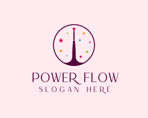 Makeup Brush Cosmetics logo design