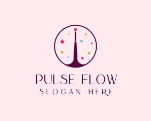 Makeup Brush Cosmetics logo design