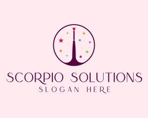 Makeup Brush Cosmetics logo design