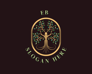 Organic - Lady Tree Wellness logo design