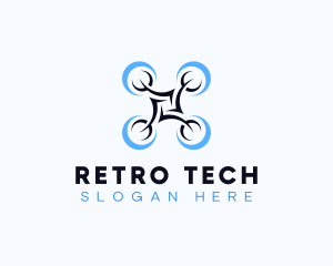 Drone Flying Tech logo design