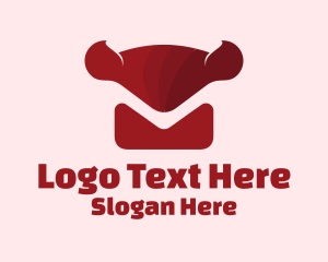 Stationery - Red Matador Email logo design