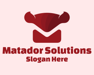 Red Matador Email  logo design