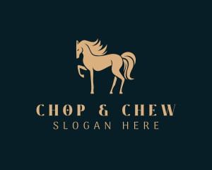 Pony - Horse Equestrian Animal logo design