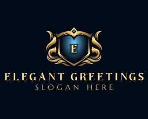 Luxury Royal Shield logo design