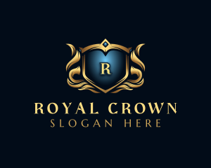 Luxury Royal Shield logo design