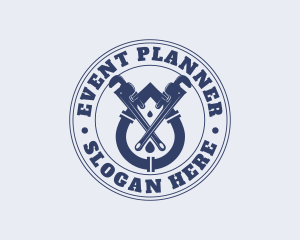 Plumbing - Plumbing Pipe Wrench logo design