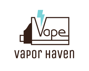 Vape - Electric Lightning Vape logo design