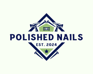 Hammer Nails Builder logo design