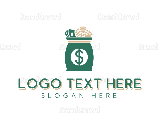 Dollar Money Bag Logo