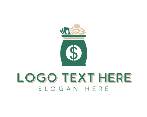 Dollar Money Bag Logo