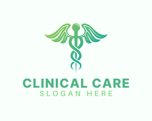 Clinical - Caduceus Medical Healthcare logo design