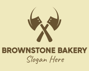 Brown Axe Weapon logo design