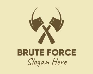 Brown Axe Weapon logo design