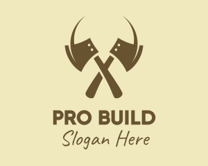 Brown Axe Weapon logo design