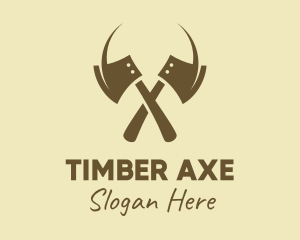 Brown Axe Weapon logo design