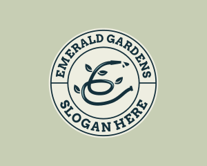 Gardening Lawn Hose logo design