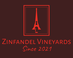 Eiffel Tower Wine Bar  logo design