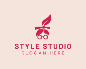 Woman Hairdresser Salon logo design