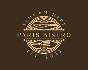 Art Deco Retro Restaurant logo design