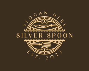 Art Deco Retro Restaurant logo design