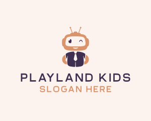 Educational Toy Robot logo design