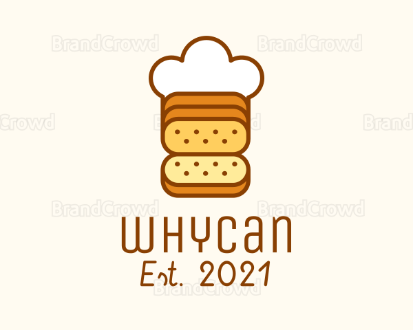 Loaf Bread Chef Logo