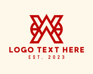 Letter Aw - Modern Global Business logo design