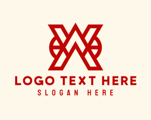 Generic Business Letter WA logo design