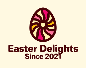 Easter - Psychedelic Easter Egg logo design